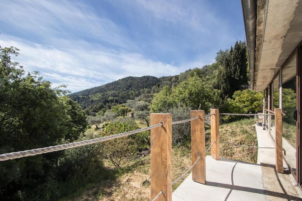 Bas De Villa Au Milieu Des Oliviers. Chateauneuf-Villevieille ภายนอก รูปภาพ