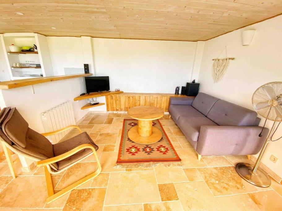 Bas De Villa Au Milieu Des Oliviers. Chateauneuf-Villevieille ภายนอก รูปภาพ